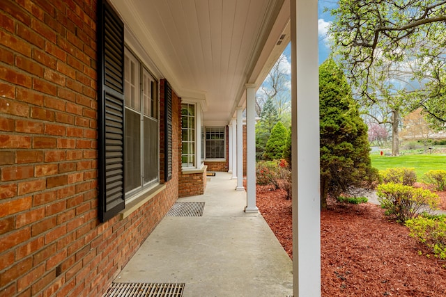 1060 Chestnut St, Ann Arbor, MI 48104 - view of patio / terrace with a porch