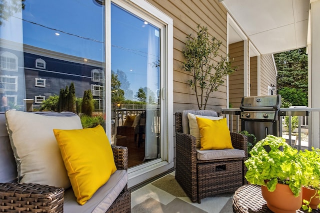 221 N Townsend St, New Buffalo, MI 49117 - balcony with grilling area