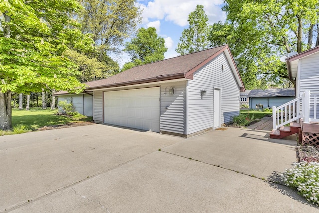 150 Hyde Rd, Clarklake, MI 49234 - view of detached garage
