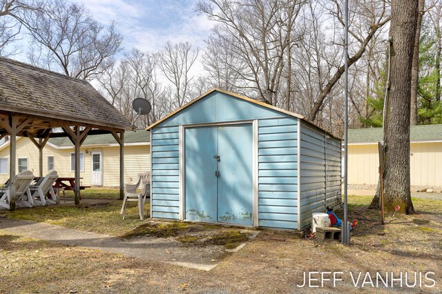 7848 W Minising Point Dr, Baldwin, MI 49304 - view of shed