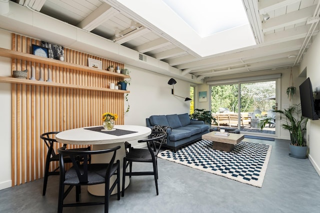 sunroom / solarium with visible vents