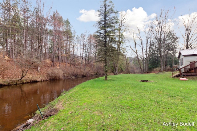 5495 N Karley Ct, Luther, MI 49656 - view of yard