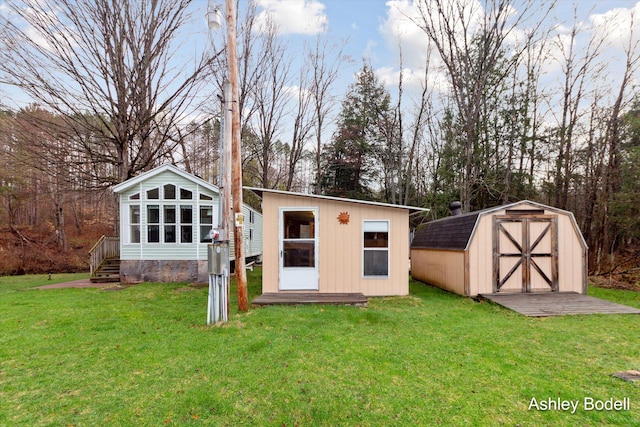 5495 N Karley Ct, Luther, MI 49656 - view of shed