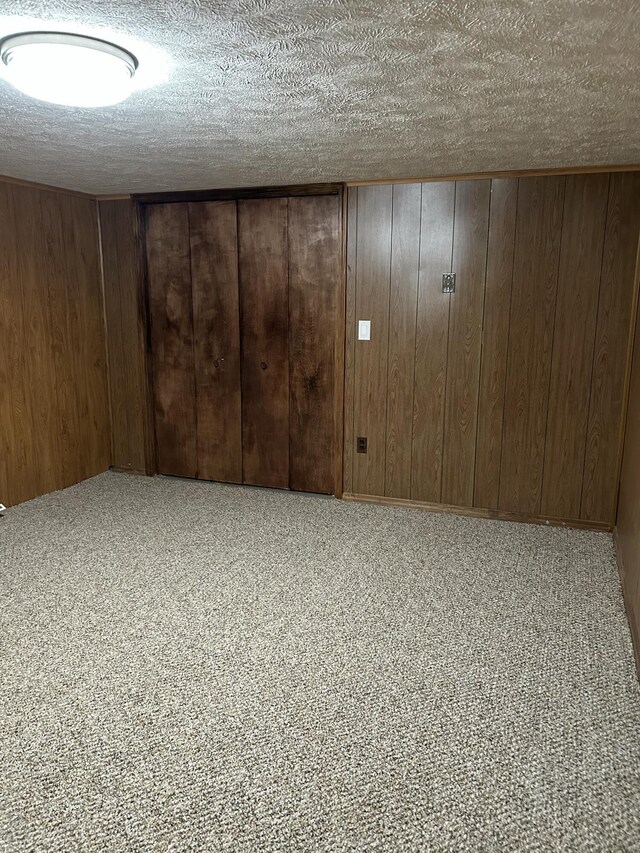 5984 Leisure S Dr SE, Grand Rapids, MI 49548 - unfurnished room featuring wood walls and a textured ceiling