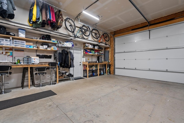 9528 Lee Rd, Jackson, MI 49201 - view of garage