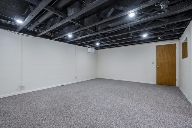 5160 Green Meadow Rd, Kalamazoo, MI 49009 - finished basement with carpet floors and baseboards