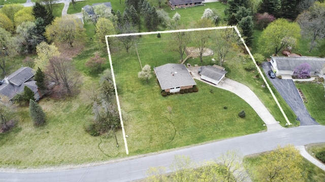 5009 John Holmes Rd, Ann Arbor, MI 48103 - view of property location featuring property parcel outlined