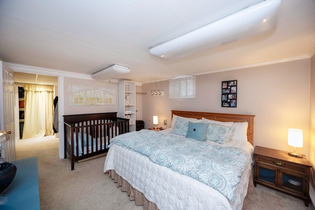 5009 John Holmes Rd, Ann Arbor, MI 48103 - bedroom with carpet and crown molding