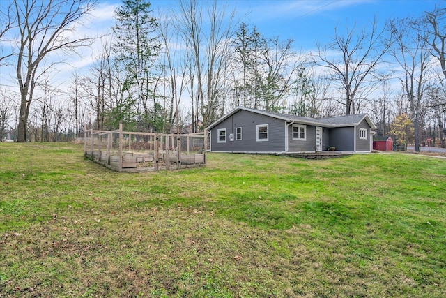 10985 E Cd Ave, Richland, MI 49083 - exterior space featuring a vegetable garden and a yard