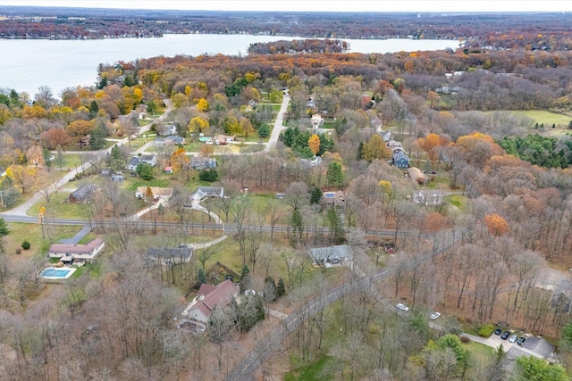 10985 E Cd Ave, Richland, MI 49083 - aerial view with a water view and a wooded view