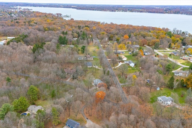 10985 E Cd Ave, Richland, MI 49083 - birds eye view of property featuring a water view and a view of trees