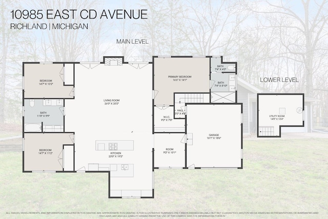 10985 E Cd Ave, Richland, MI 49083 - view of layout