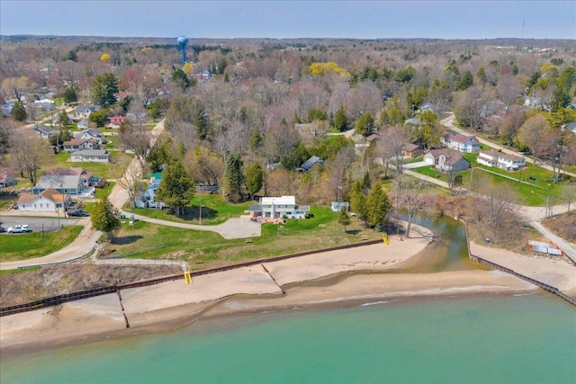 7226 Lakeview Dr, Lexington, MI 48450 - aerial view of property and surrounding area featuring nearby suburban area and a nearby body of water