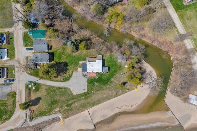 7226 Lakeview Dr, Lexington, MI 48450 - aerial view of property's location with a nearby body of water