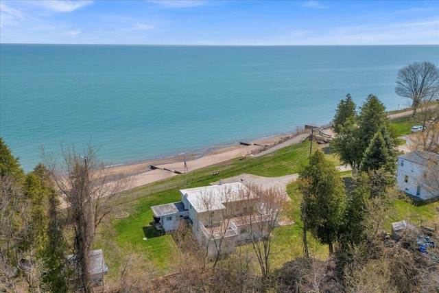 7226 Lakeview Dr, Lexington, MI 48450 - view from above of property featuring a large body of water