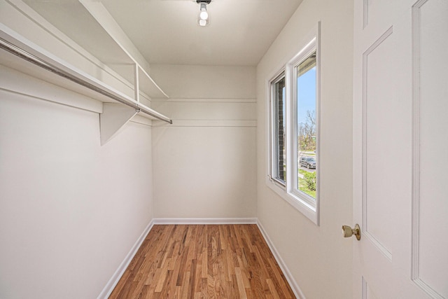 2038 S 7th St, Ann Arbor, MI 48103 - spacious closet with light wood finished floors