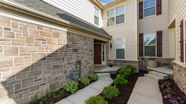3100 Millbury Ln, Ann Arbor, MI 48105 - entrance to property featuring roof with shingles