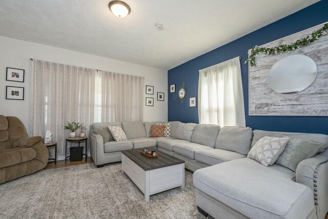 1146 Hall St SE, Grand Rapids, MI 49507 - living room with wood finished floors