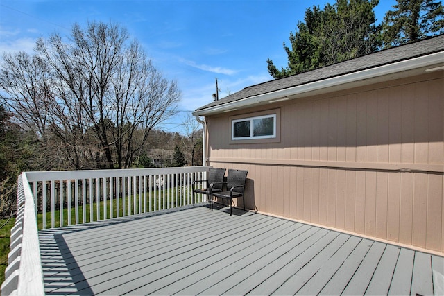 17653 Hiawatha Dr, Spring Lake, MI 49456 - view of wooden terrace
