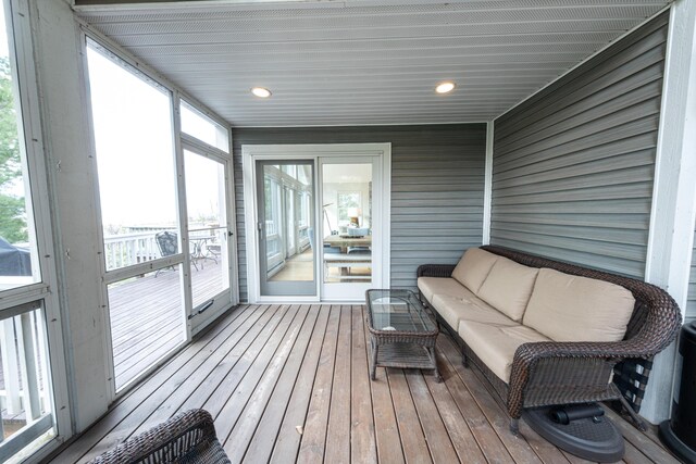 14 N Lighthouse Dr, Mears, MI 49436 - sunroom / solarium with an outdoor hangout area and a wealth of natural light