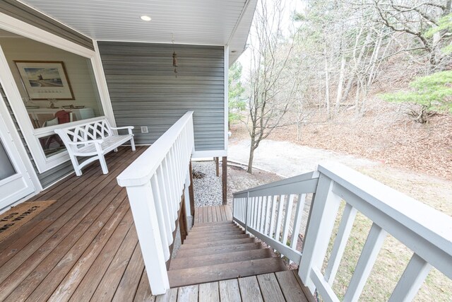 14 N Lighthouse Dr, Mears, MI 49436 - view of deck