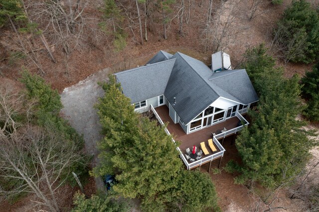 14 N Lighthouse Dr, Mears, MI 49436 - aerial view