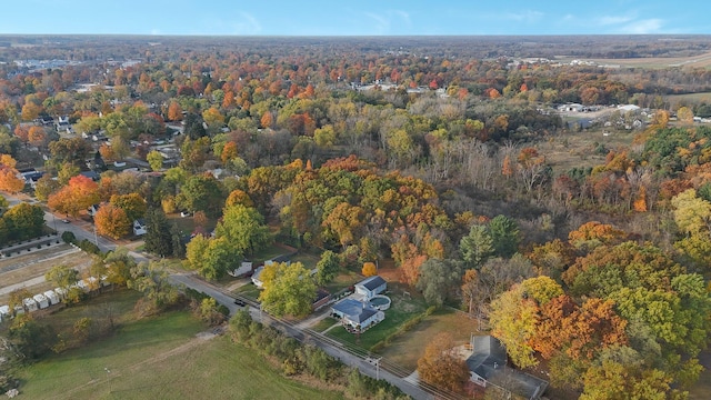 409 Louise Ave, Dowagiac, MI 49047 - aerial view featuring a forest view