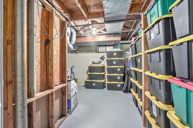 view of storage