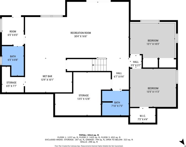 9145 Winterberry Dr, West Olive, MI 49460 - home floor plan