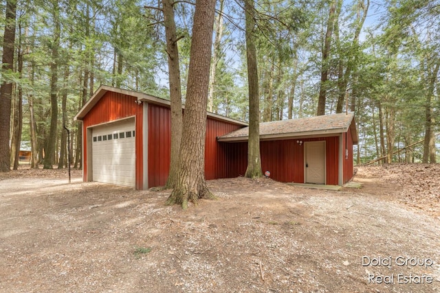 4600 S Teal Ln, Newaygo, MI 49337 - view of detached garage
