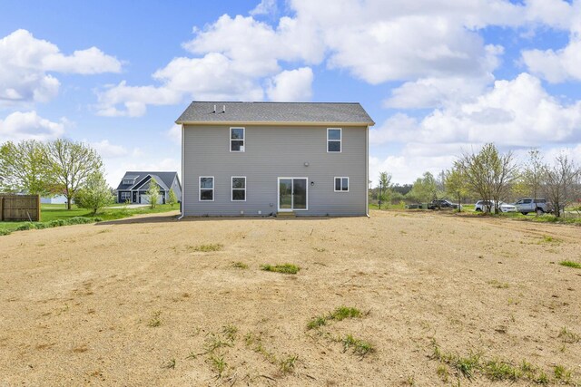 view of rear view of property