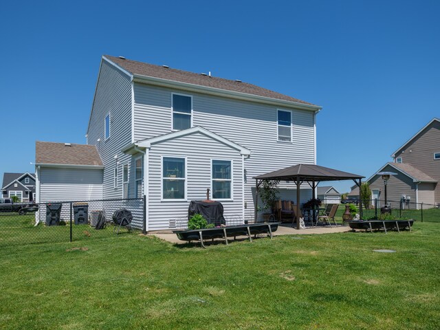30777 Packard St, Paw Paw, MI 49079 - rear view of property with a gazebo and a patio