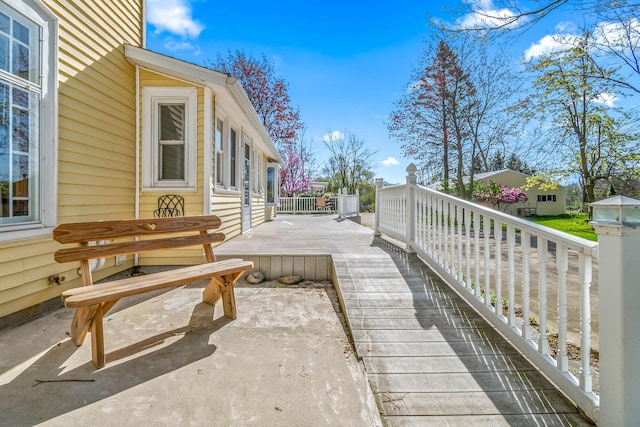 view of deck