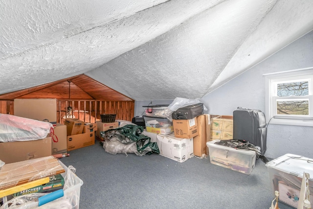 view of attic