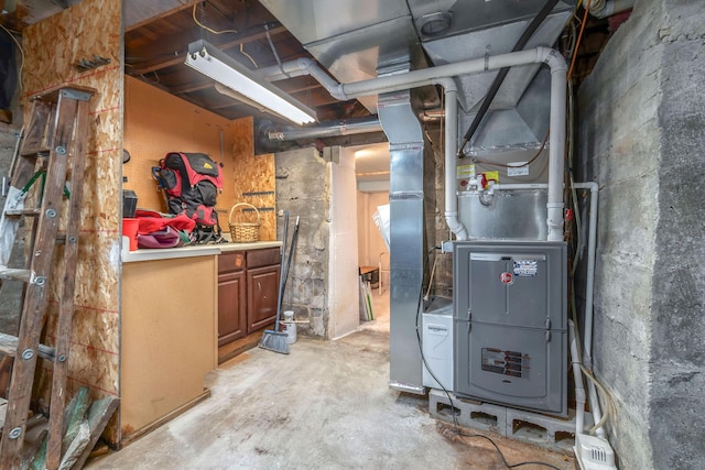 view of utility room