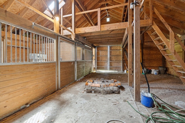 view of stable