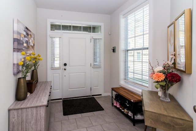 2841 Hardwick Rd, Ann Arbor, MI 48105 - foyer entrance featuring a healthy amount of sunlight and light tile patterned flooring