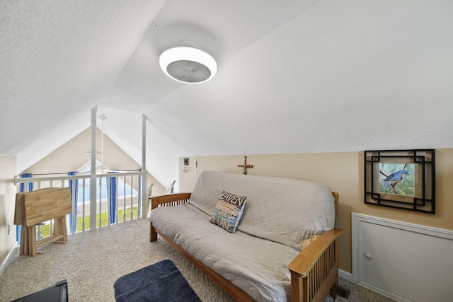 5576 Rays Dr, Onsted, MI 49265 - interior space featuring baseboards, carpet flooring, and lofted ceiling