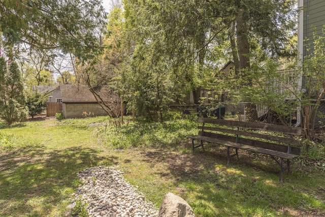 1324 Wells St, Ann Arbor, MI 48104 - view of yard featuring fence