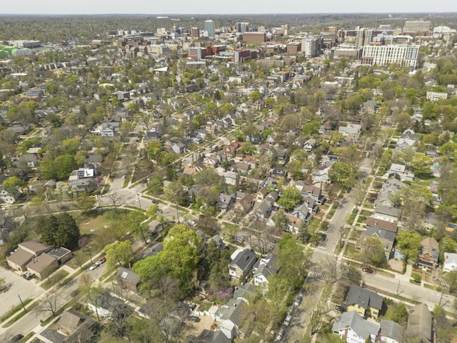 1324 Wells St, Ann Arbor, MI 48104 - drone / aerial view
