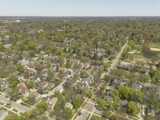 1324 Wells St, Ann Arbor, MI 48104 - drone / aerial view with a residential view