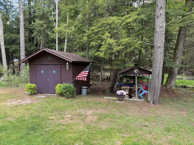 3574 N Comanche Trl, Branch, MI 49402 - view of shed