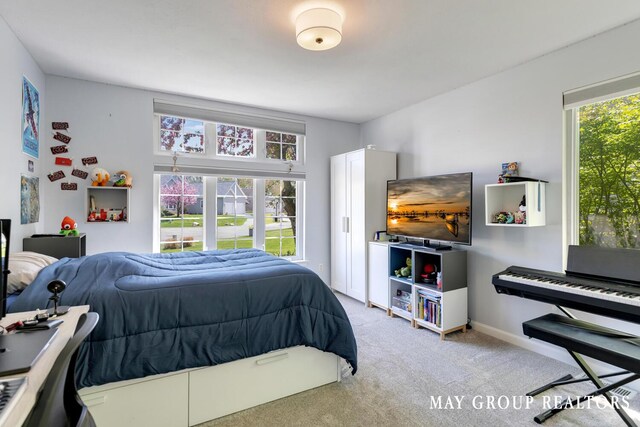 3729 Windshire Dr SE, Grand Rapids, MI 49546 - bedroom with multiple windows, carpet, and baseboards