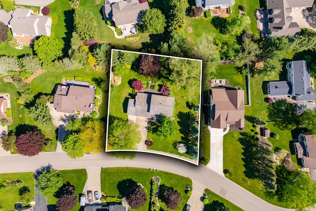 275 S Bluffwood Ter, Saint Joseph, MI 49085 - aerial view of residential area featuring property boundaries highlighted