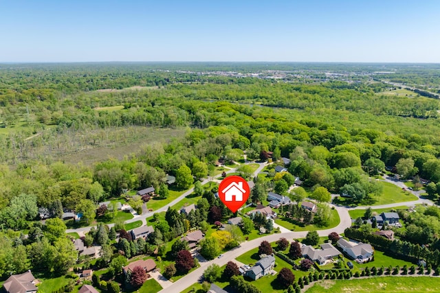 275 S Bluffwood Ter, Saint Joseph, MI 49085 - bird's eye view of a heavily wooded area