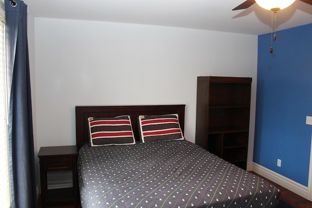 60 Timber Ridge Ct, Milan, MI 48160 - bedroom featuring ceiling fan and baseboards