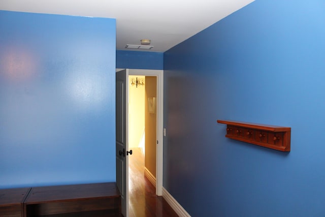 60 Timber Ridge Ct, Milan, MI 48160 - hall featuring baseboards and wood finished floors