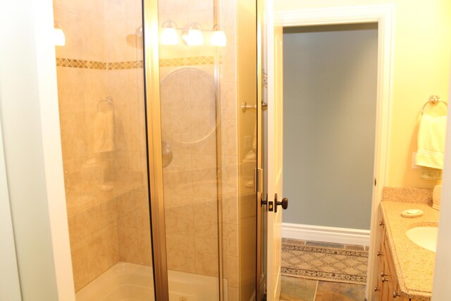 60 Timber Ridge Ct, Milan, MI 48160 - bathroom with vanity and a stall shower