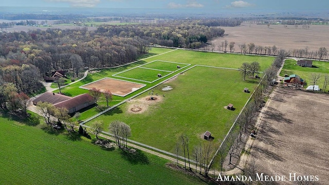 12345 92nd St SE, Alto, MI 49302 - drone / aerial view with a rural view