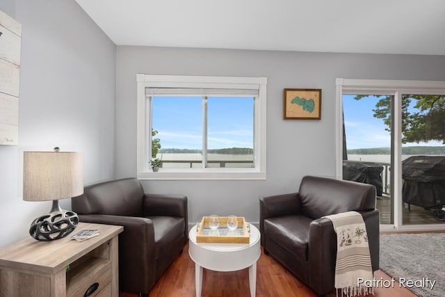 1266 E 88th St, Newaygo, MI 49337 - living area featuring healthy amount of natural light and wood finished floors